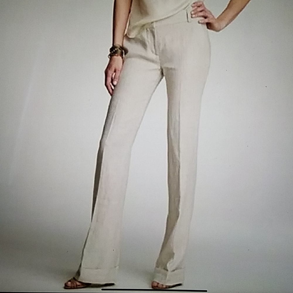 J. Crew Linen Trousers